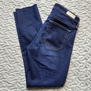 AG Adriano Goldschmied Jeans Womens  B-Type 02 Cigarette Leg Blue Size 26x28